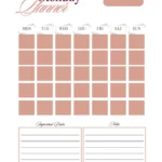 Printable Monthly Planner