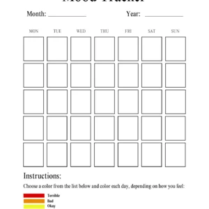 Monthly Mood Tracker