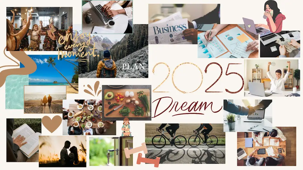 goal setting vision board