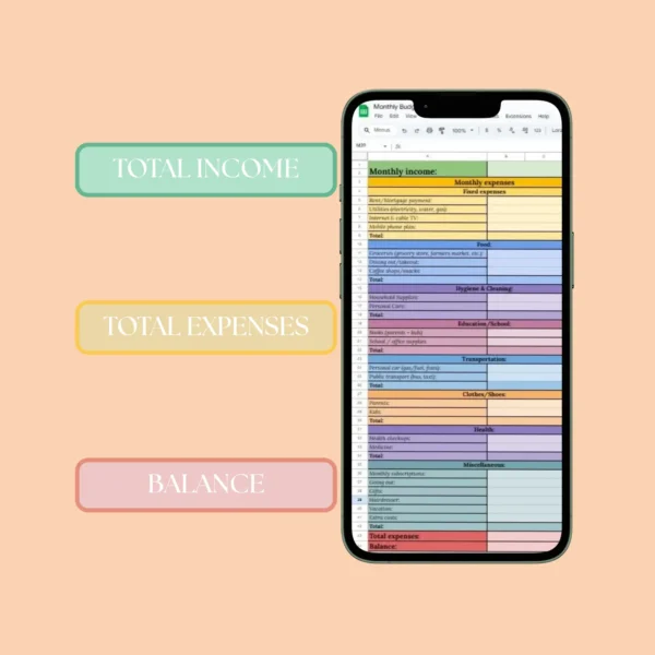 Google Sheets Expense Tracker - Image 6