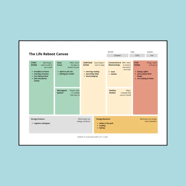 Life Reboot Canvas - Image 2