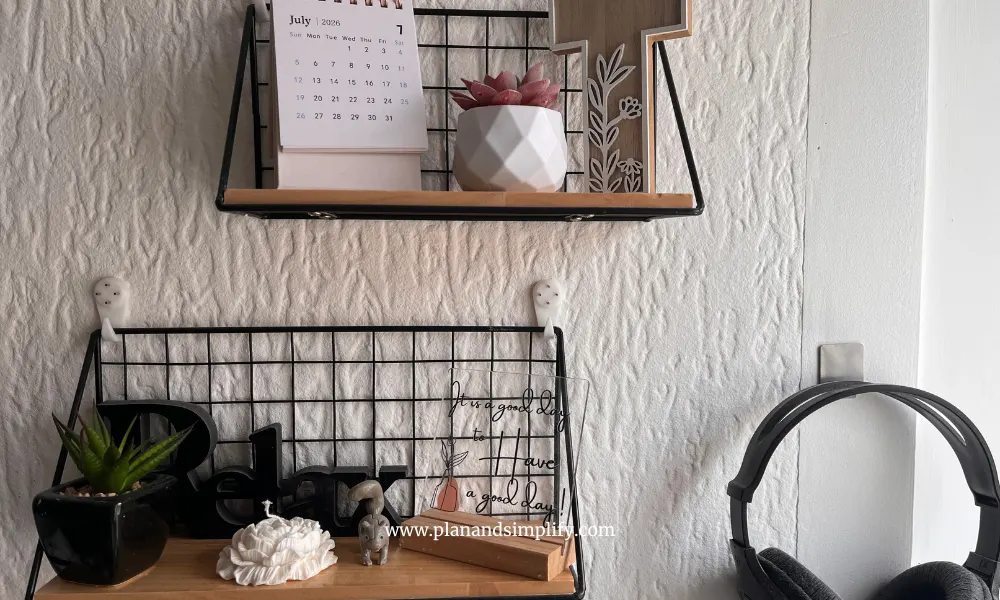Aesthetic wall home office decor
